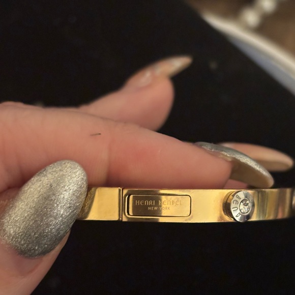 Henri Bendel Gold Bangle Bracelet - Picture 6 of 6